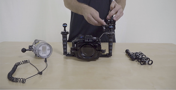 How to Set Up Arms and Clamps on Your Underwater Camera Housing