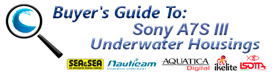 Buyers Guide for Sony A7S III Underwater Housing