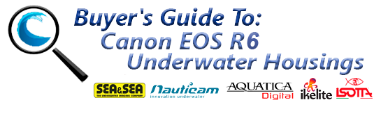 Buyers Guide for Canon R6 Underwater Housing