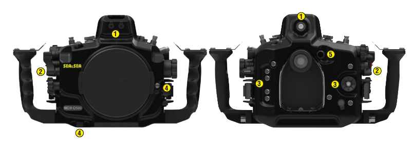 Isotta Nikon D500 Underwater Housing