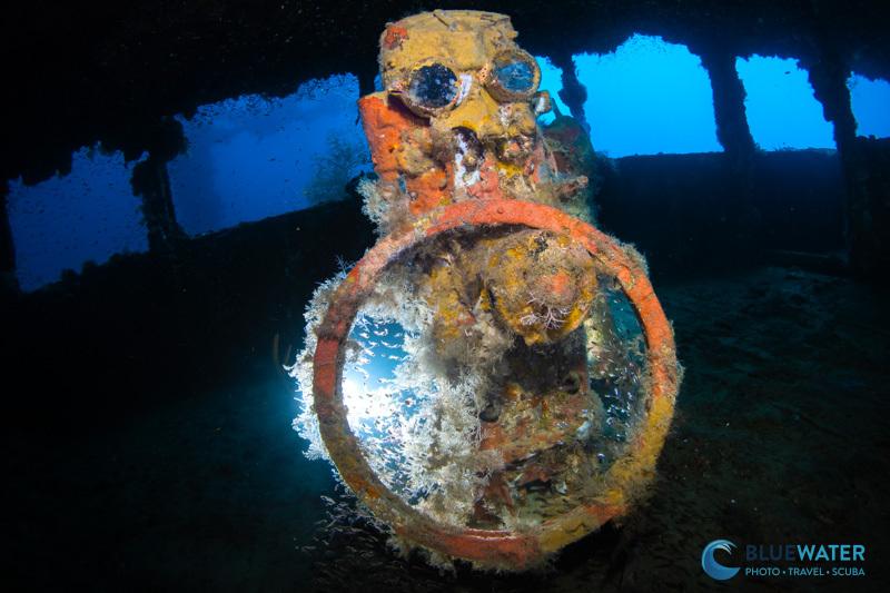 The bridge of the Nippo Maru with remote lighting