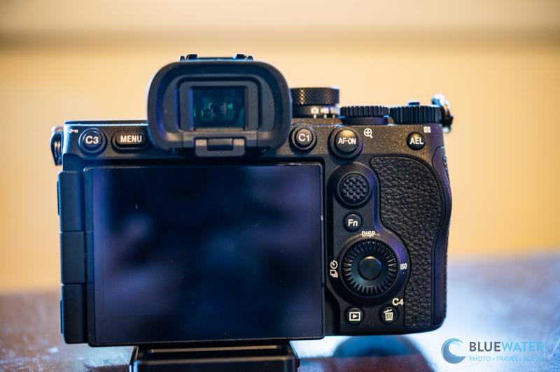 sony a7v rear view