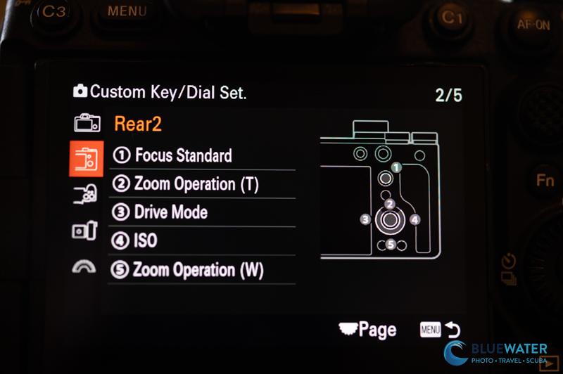 Sony a7V rear 2 customization