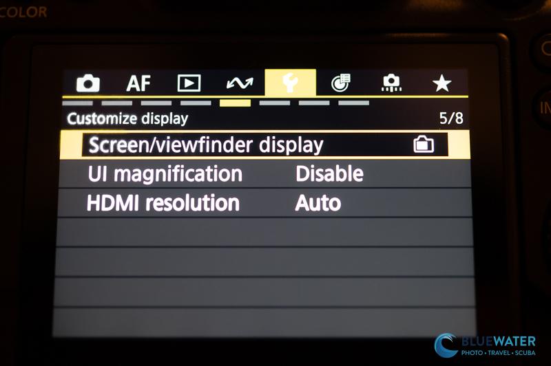 switch between screen and viewfinder display switch between screen and viewfinder display